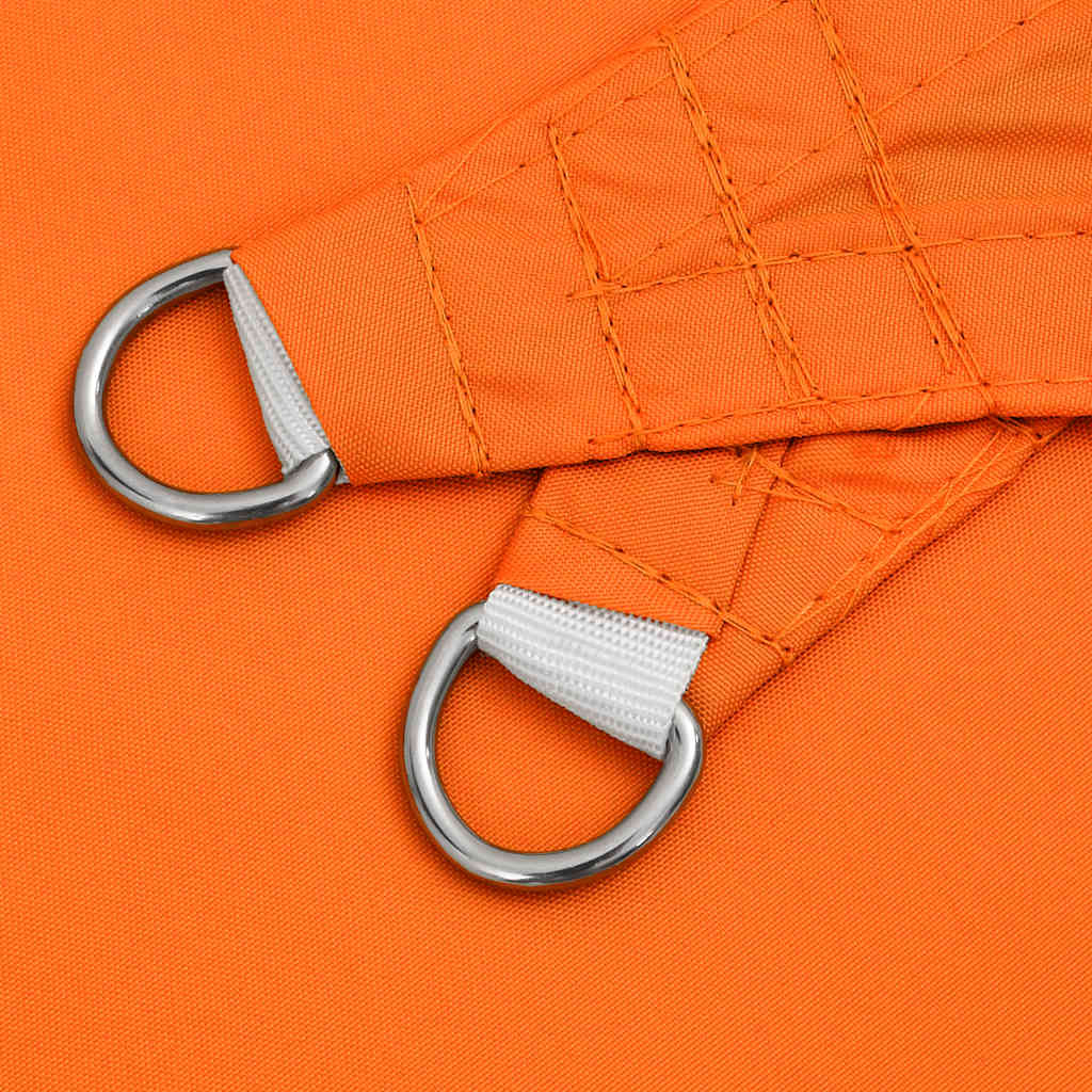 oxford-kangast päikesepuri, ristkülik, 2 x 3,5 m oranž