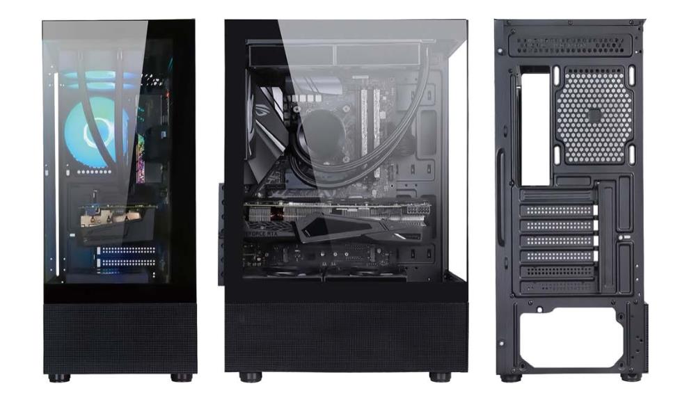 Case|GOLDEN TIGER|Raider DK-6|MidiTower|Case product features Transparent panel|Not included|Colour Black|RAIDERDK6