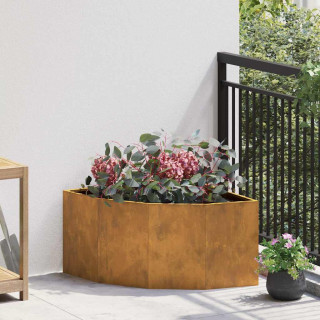 Nurgapott Rooste 60 x 60 x 35 cm Kulunud teras