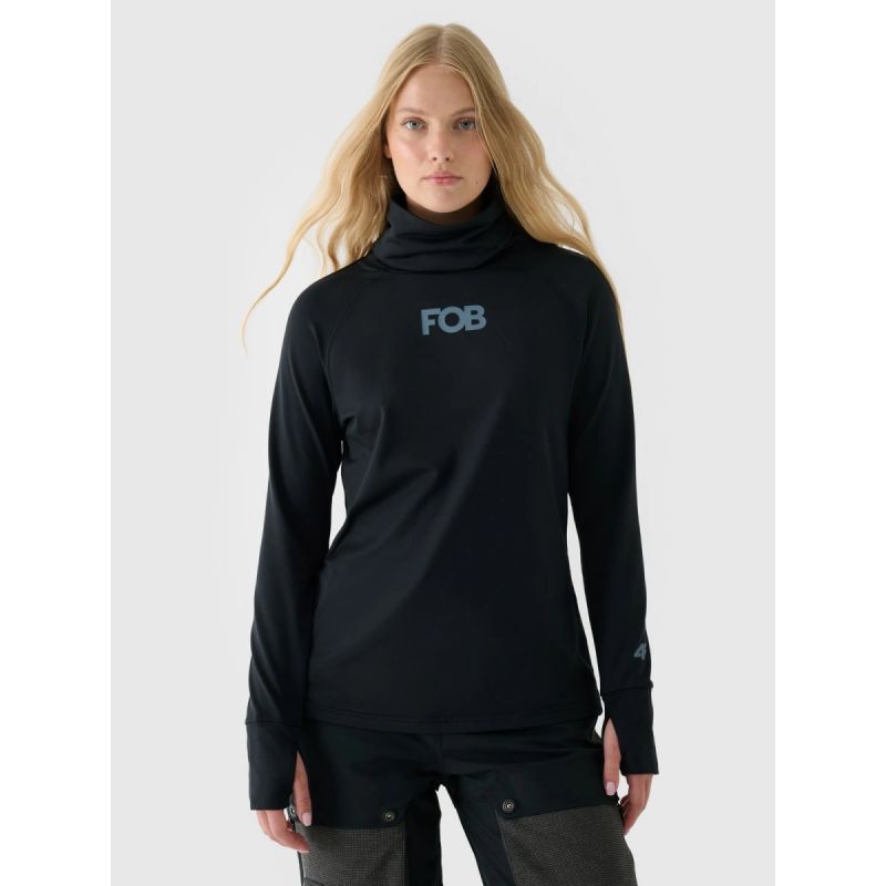 Women's brushed thermal underwear (top) 4F 4FWAW24UBRUF073-21S