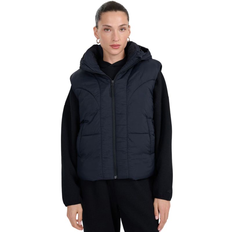 Women's vest 4F F299 deep black 4FWAW25TVJAF299 20S