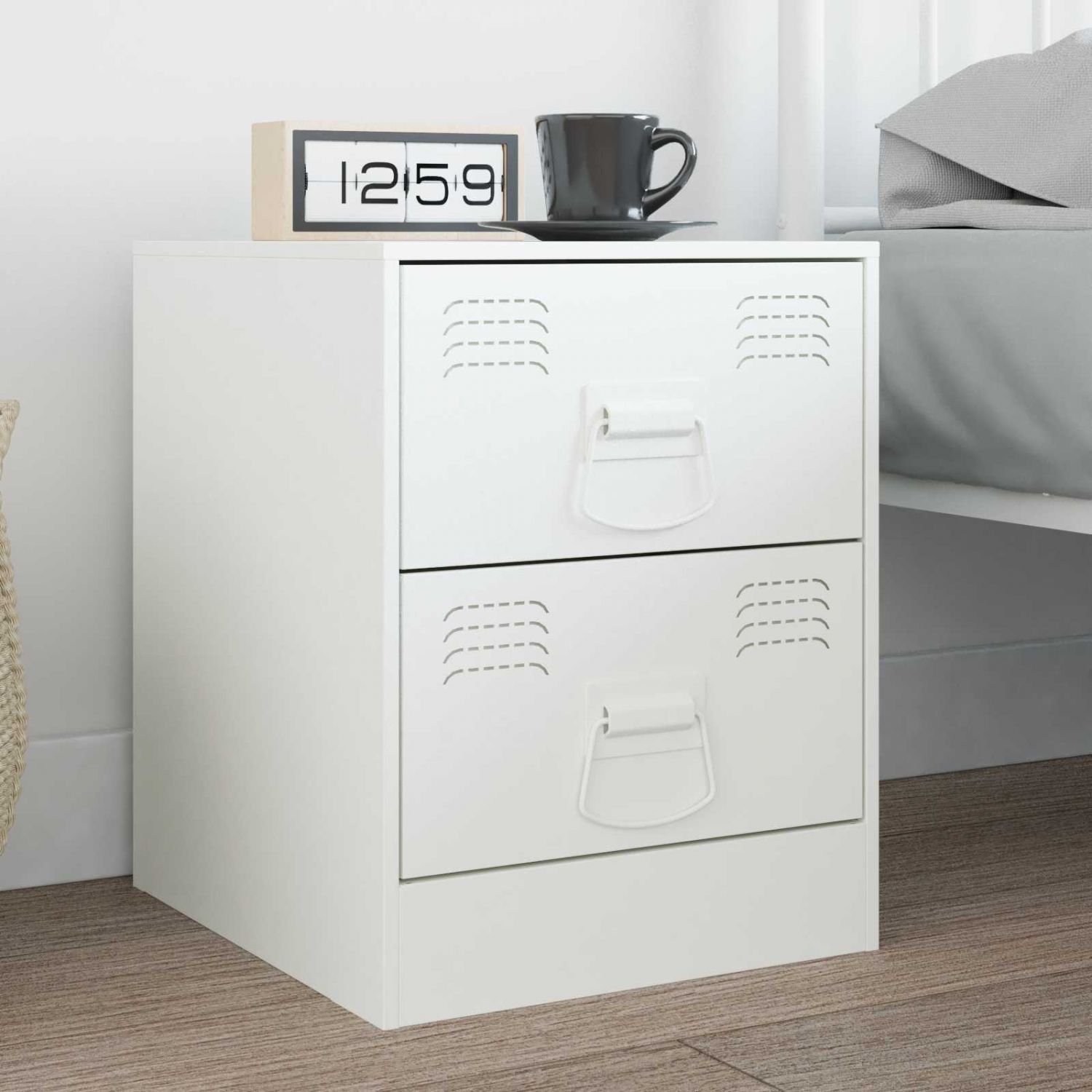 Kapi Käepidemed 2 pcs Valge 85 x 45 mm Metall