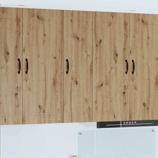 Seinakapp kööki riiuliga Käsitööpuu 30 x 31 x 100 cm Tehispuit