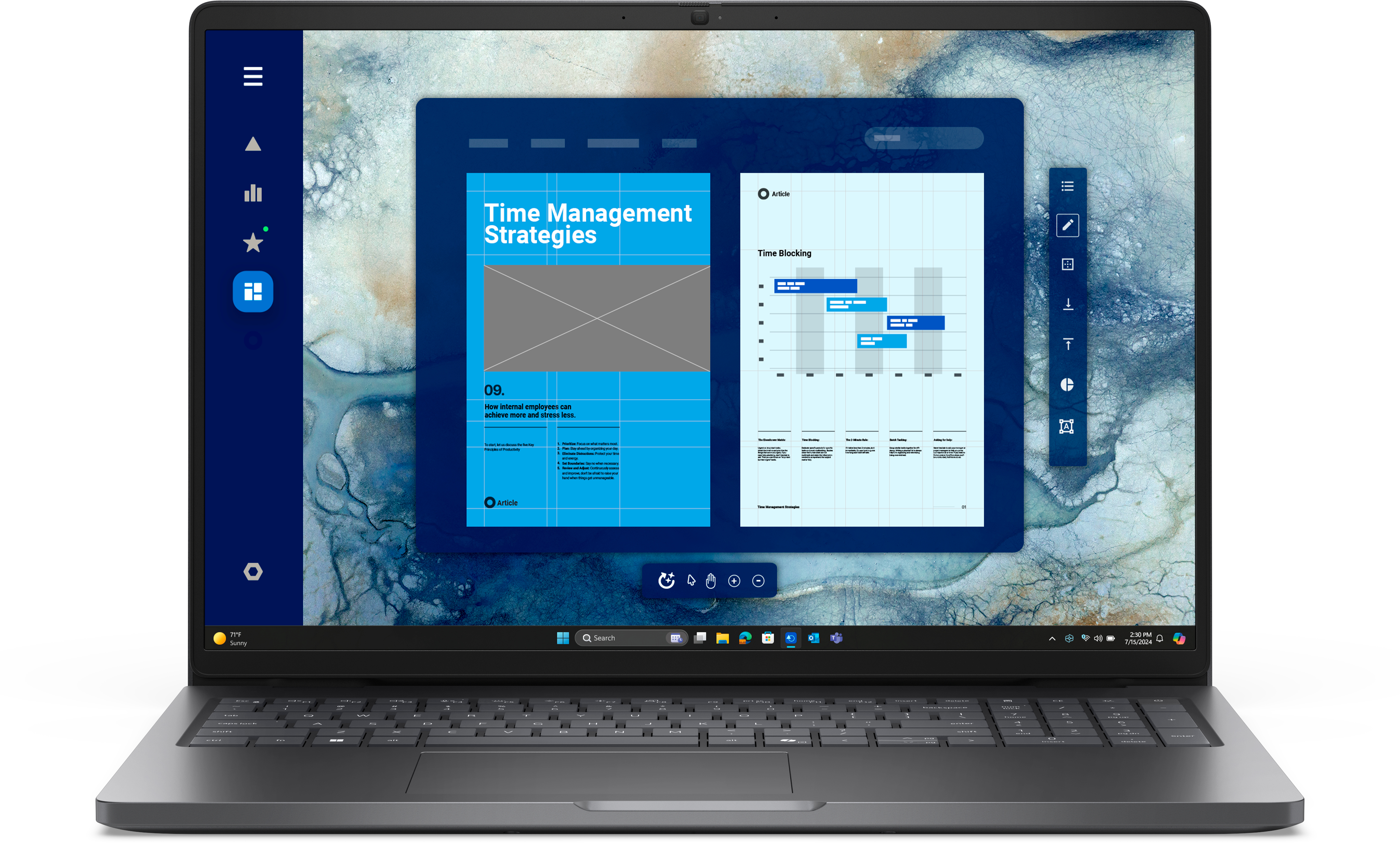 Ноутбук Dell Pro 16 PC16250/C5 с 3-летней поддержкой ProSupport
