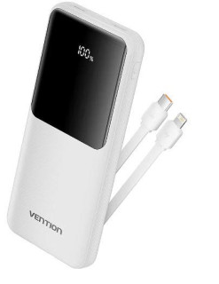 POWER BANK USB 10000MAH 22.5W/WHITE FHOW0 VENTION