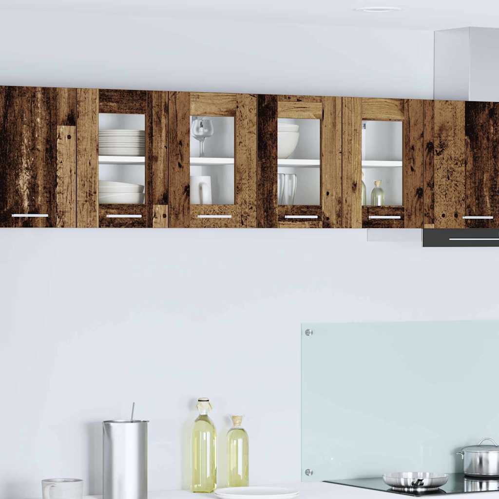 Seinakapp riiuliga Riga Vana puit 60 x 31 x 40 cm Tehispuit