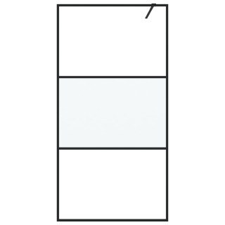 dušinurga sein, must, 100 x 195 cm, poolmatt ESG-klaas