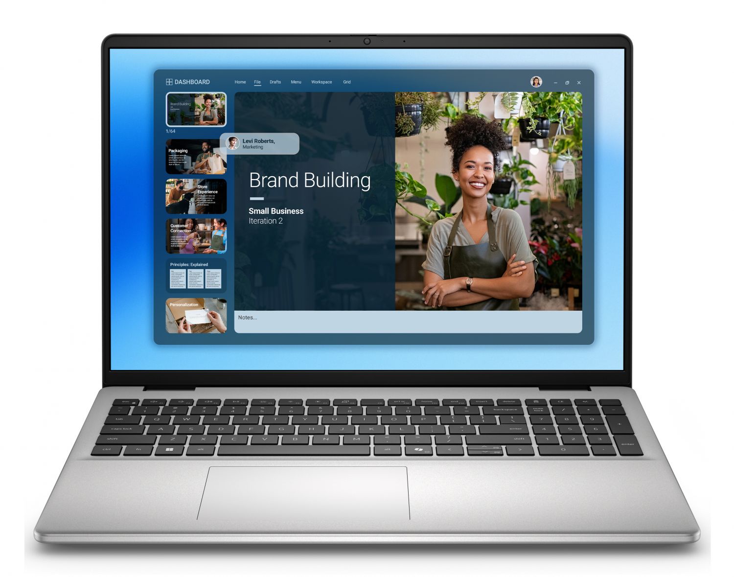 Dell 15 DC16251/ Core 5 -120U/16GB/512 SSD/16 FHD+/Intel UHD/FgrPr/WLAN + BT/US Kb/4 Cell/W11Home/Platinum Silver/3yrs Prosupport