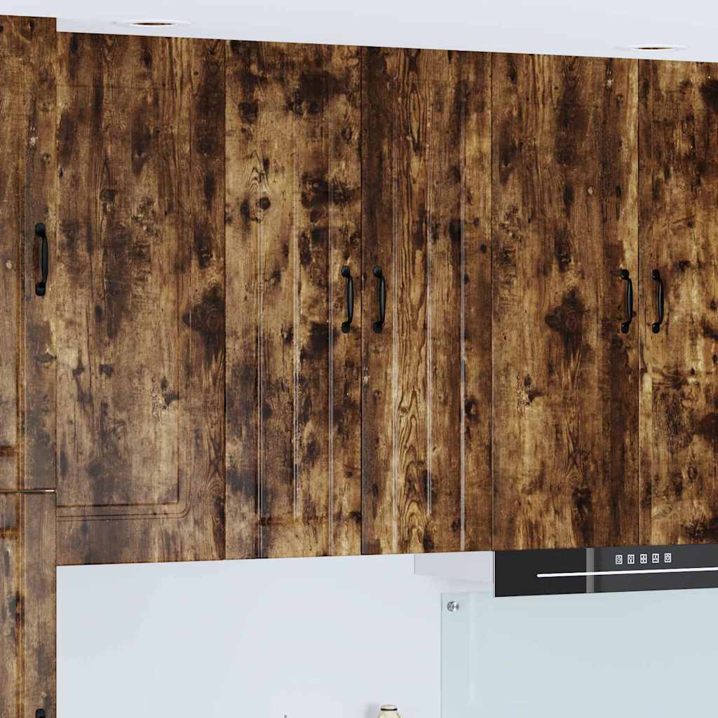 Seinakapp kööki Suitsetatud tamm 60 x 31 x 100 cm Tehispuit