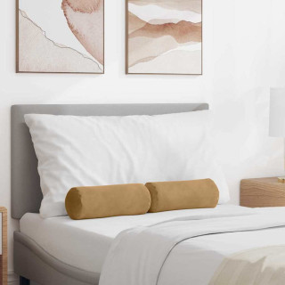 Padjad 2 pcs Pruun Ø 15 x 40 cm Korter kangas