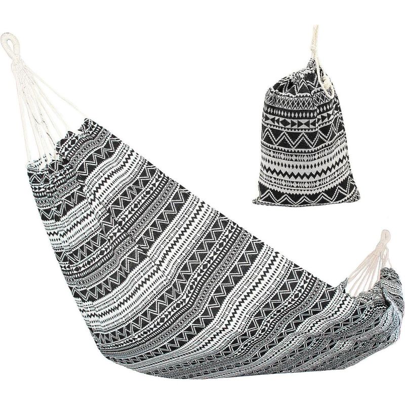 GARDEN HAMMOCK FOR 1 PERSON 200x100CM ETHNO WITH COVER 1063980