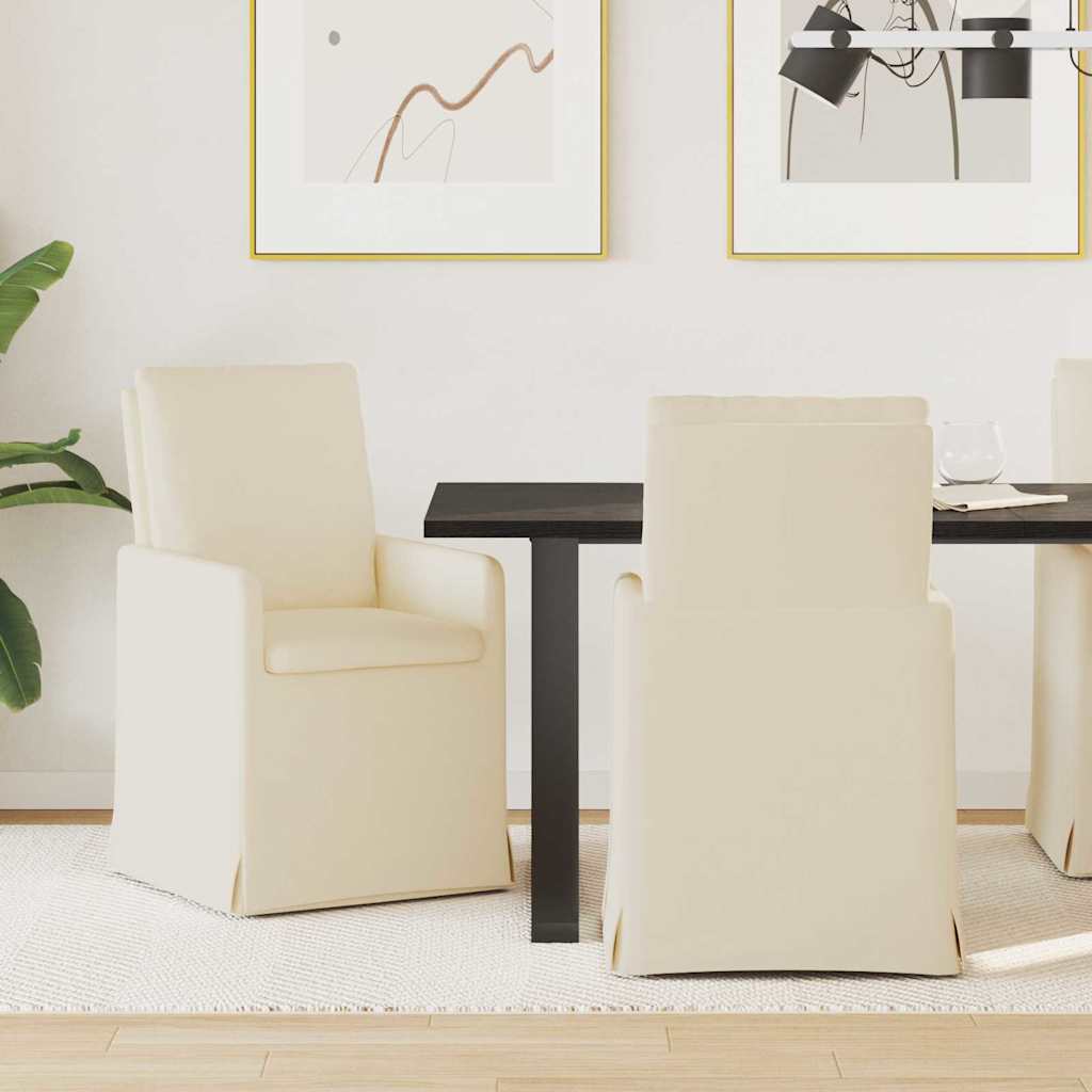 Söögitoa Toolid 2 pcs Beež 57 x 67 x 98 cm Lina