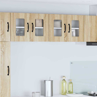 Seinakapp kööki 2 pcs Sonoma tamm 60 x 31 x 40 cm Tehispuit