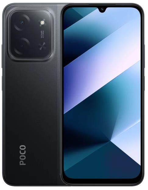 Смартфон POCO C85 8/256GB Black (Черный)