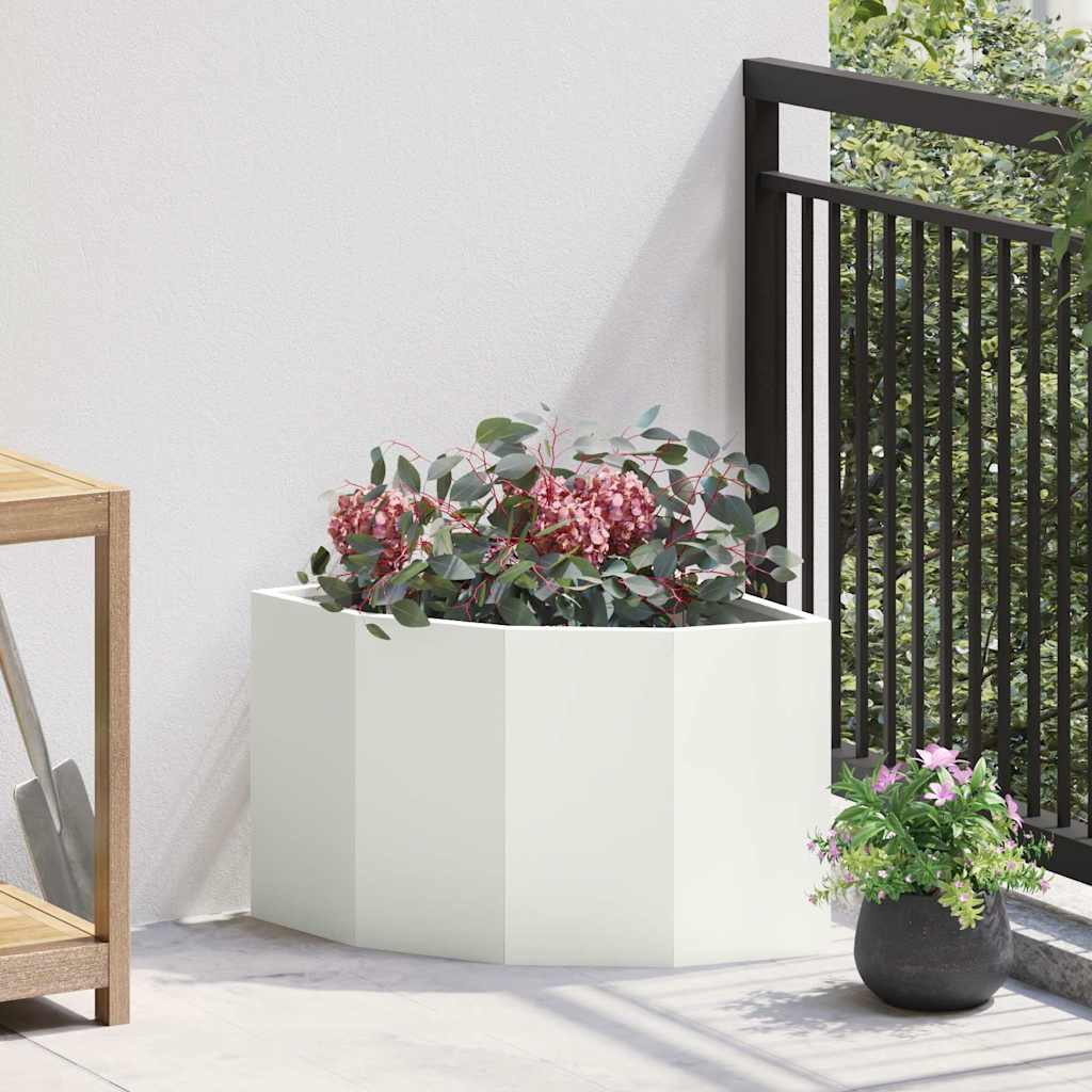 Nurgapott Valge 45 x 45 x 35 cm Teras