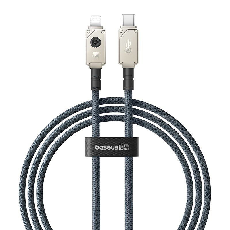 Baseus Unbreakable USB C-IP Cable 20W 1m (White)