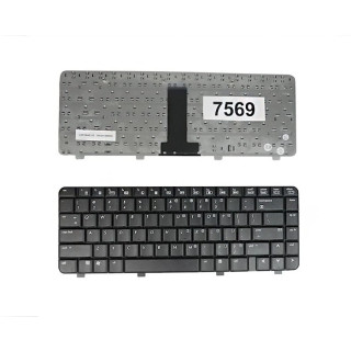 Qoltec Keyboard for HP DV2000 | V3000 | Black