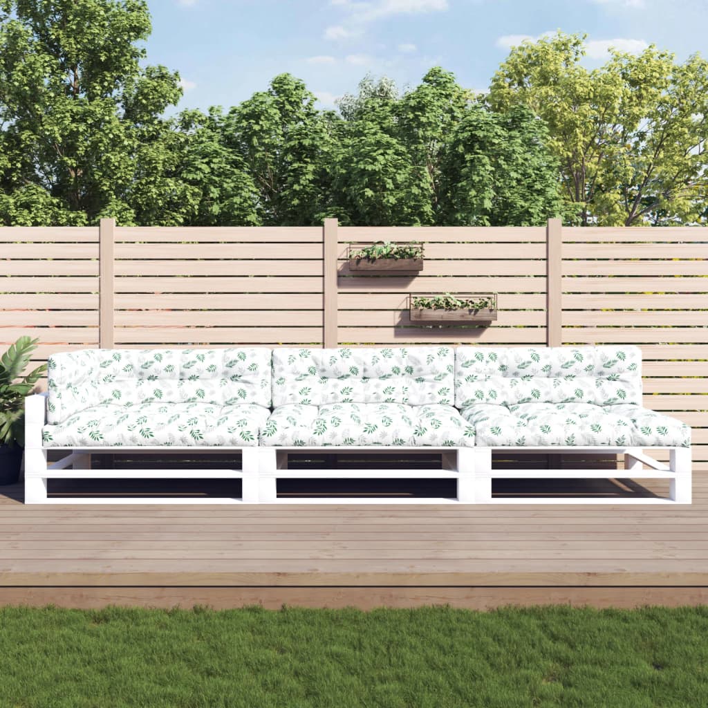 euroaluse istmepadjad 7 tk, lehemustriga, kangas