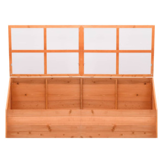 kasvuhoone puidust 180x57x62 cm