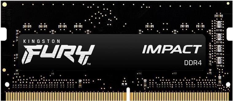 Оперативная память Kingston Fury Impact SO-DIMM DDR4 8ГБ 3200МГц KF432S20IB/8