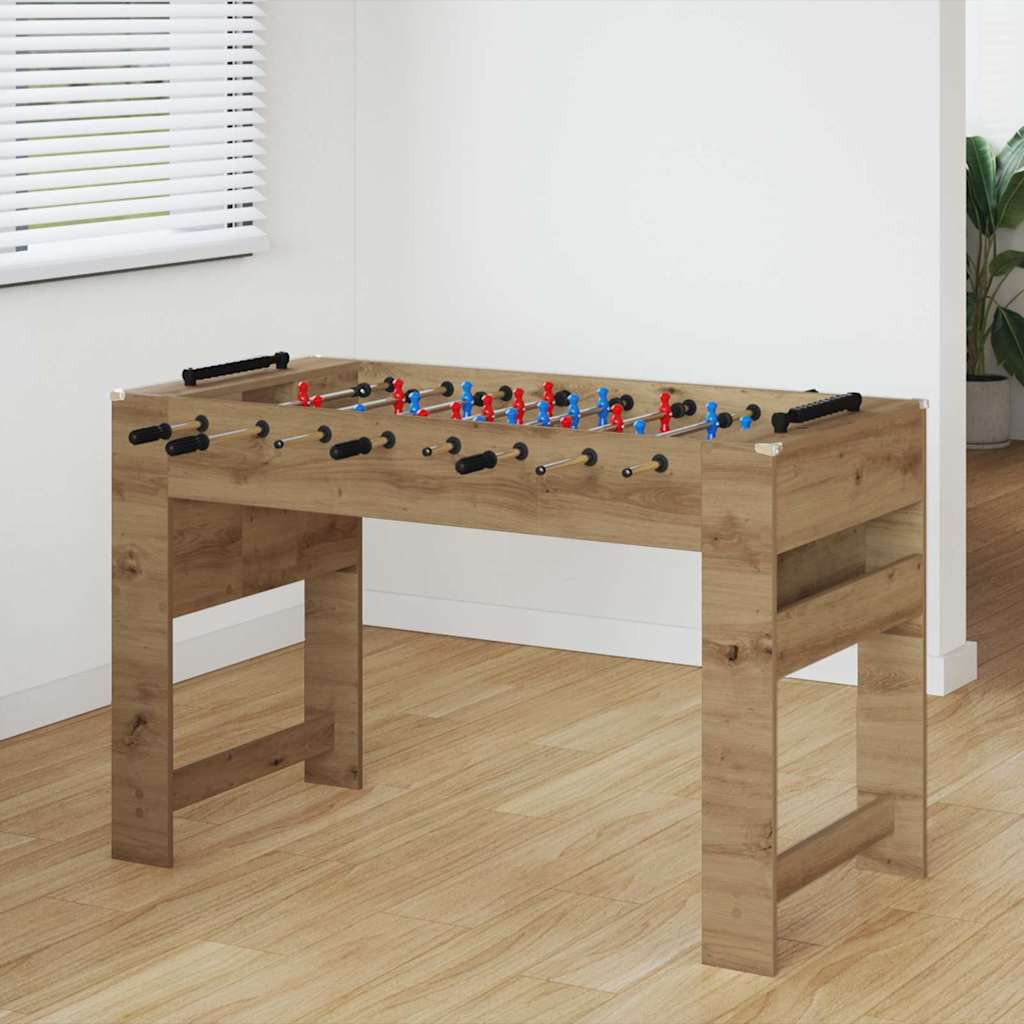 Foosball laud Käsitööpuu 125 x 60,5 x 80 cm Tehispuit