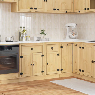 Kapp sahtliga riiuliga Kallis 40 x 46 x 81,5 cm Tahke mänd