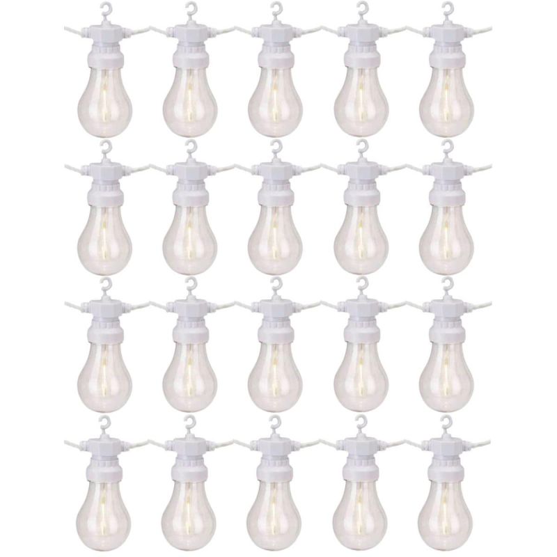 GARDEN GARLAND PARTY LIGHT 20LED A60 WHITE CABLE