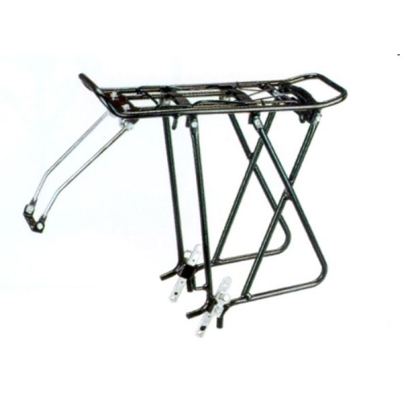 Luggage rack 24-28'' adjustable aluminum IB black