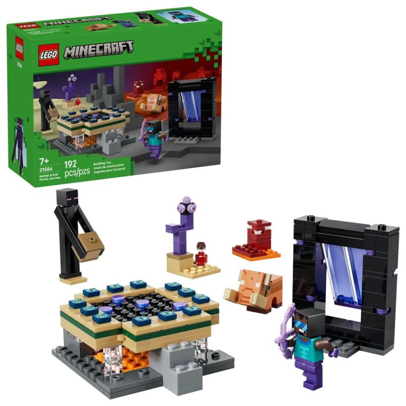 LEGO Minecraft 21584 Journey Through the Nether and End Portal