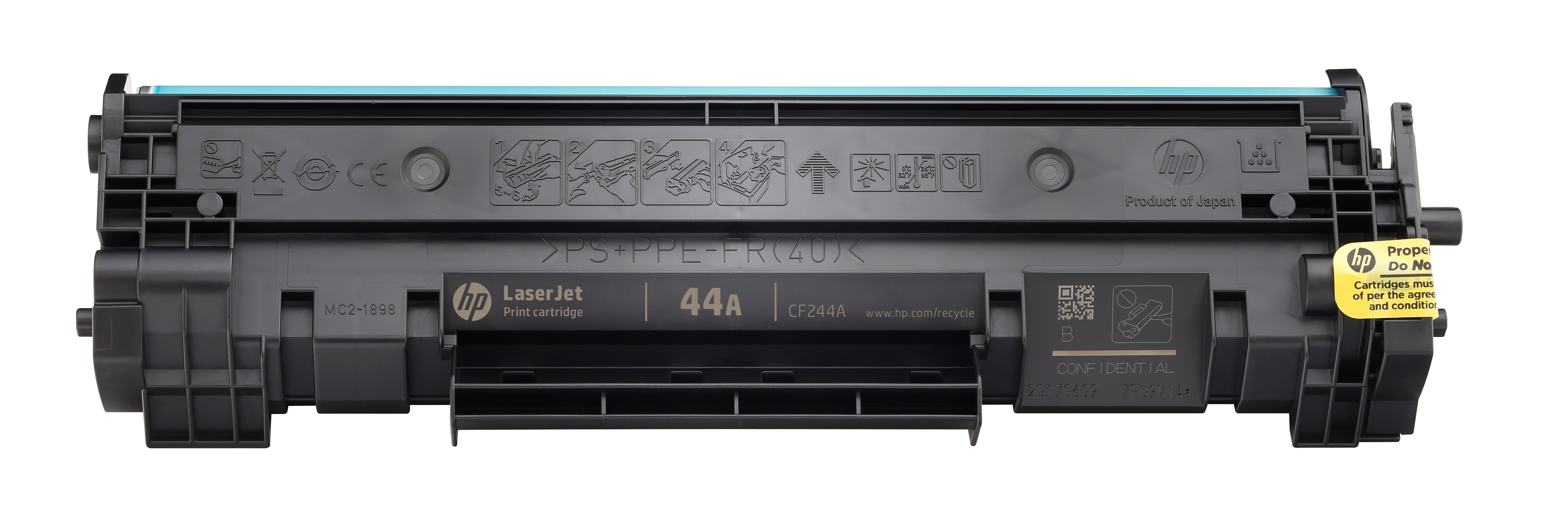 HP 44A Black Laser Toner Cartridge, 1000 pages, for HP LaserJet Pro M14, M15, M17, M28