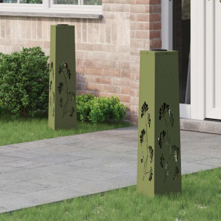 Päikese LED käigutee tuli 2 pcs Küpset roheline