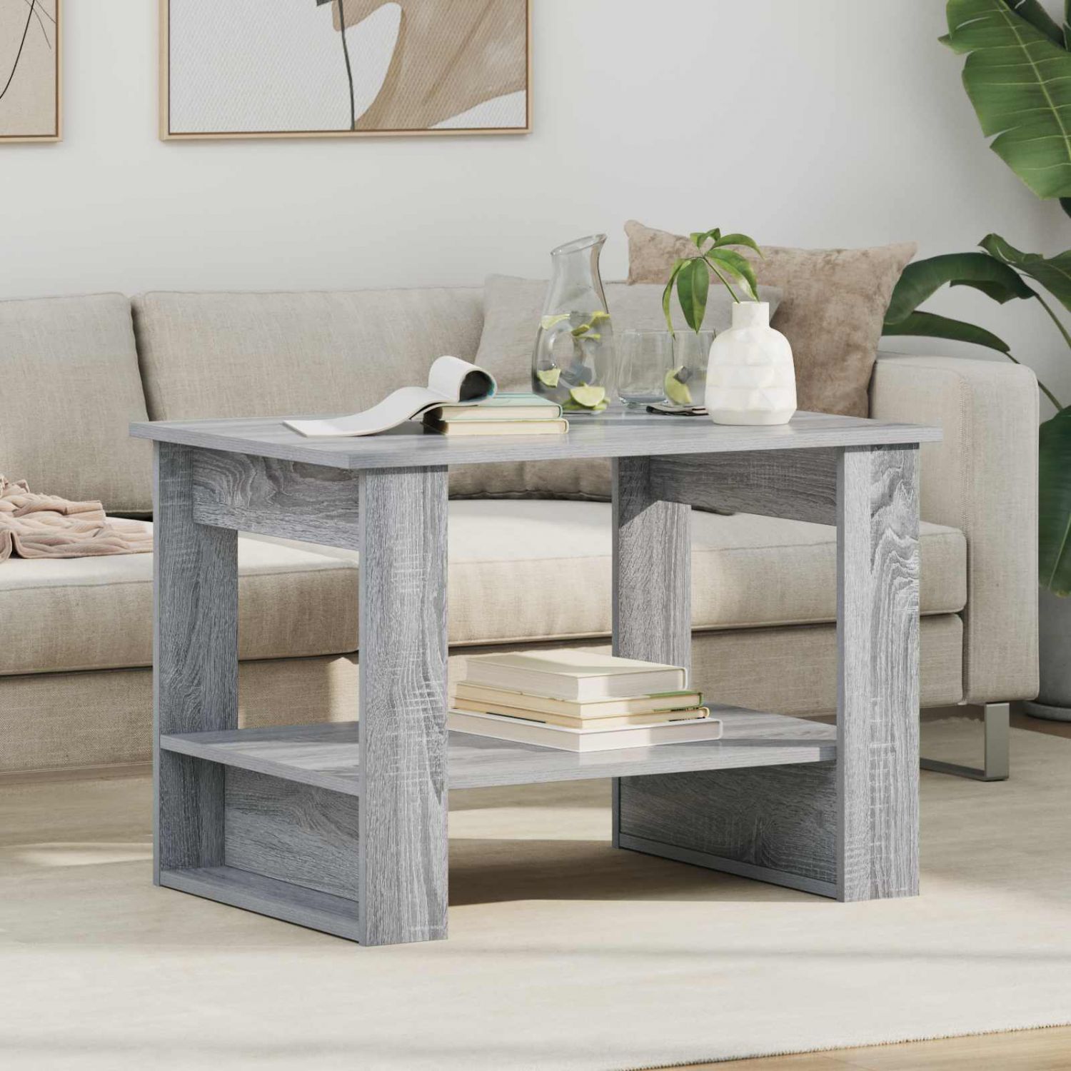 Kohvilaud Hall Sonoma 72 x 50 x 50 cm Tehispuit