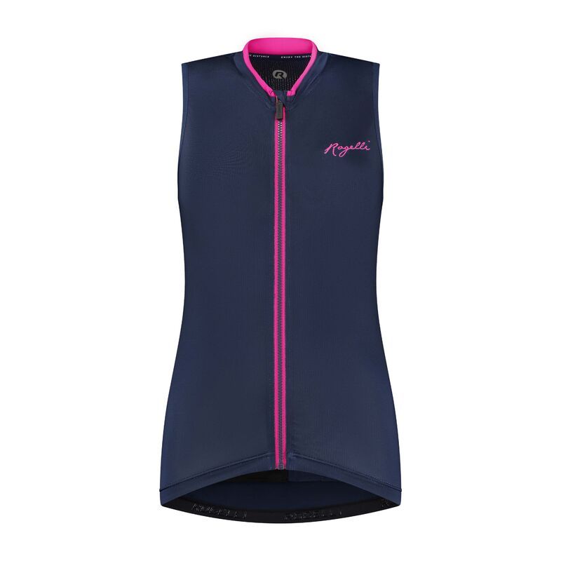 Rogelli women's vest ESSENTIAL blue-pink XS