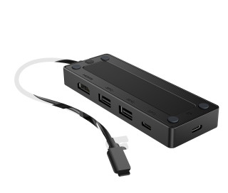 HP USB-C Travel Hub G3 90W - 2 x USB-C, 2 x USB 3.0, 1 x HDMI (up to 4K/60Hz), 1 year