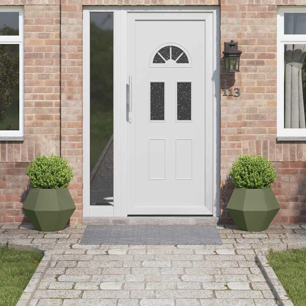 Taimekast 2 pcs Küpset roheline 50 x 50 x 40 cm Teras