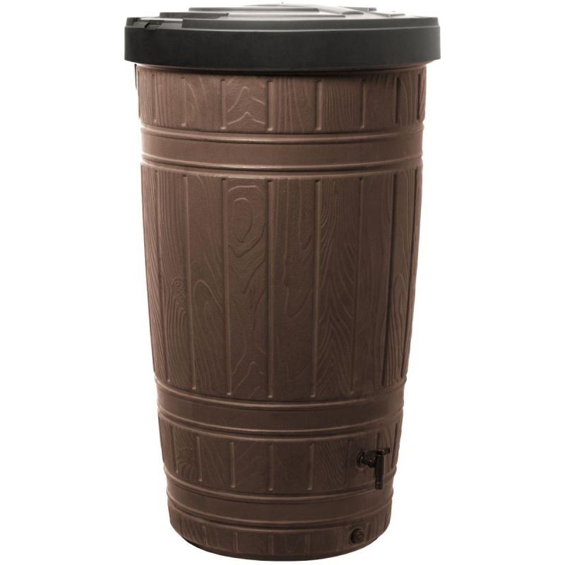 RAINWATER TANK WOODCAN 265L BROWN
