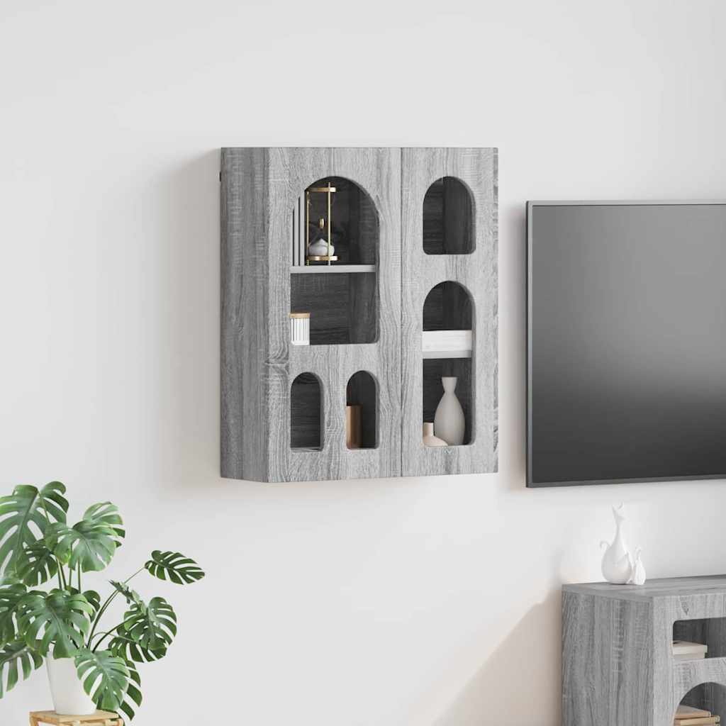 Seinakapp riiuliga Hall Sonoma 59 x 20 x 71.5 cm Tehispuit