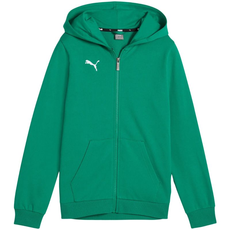Puma teamGoal Casuals Hooded Kids' Sweatshirt Green 658596 05