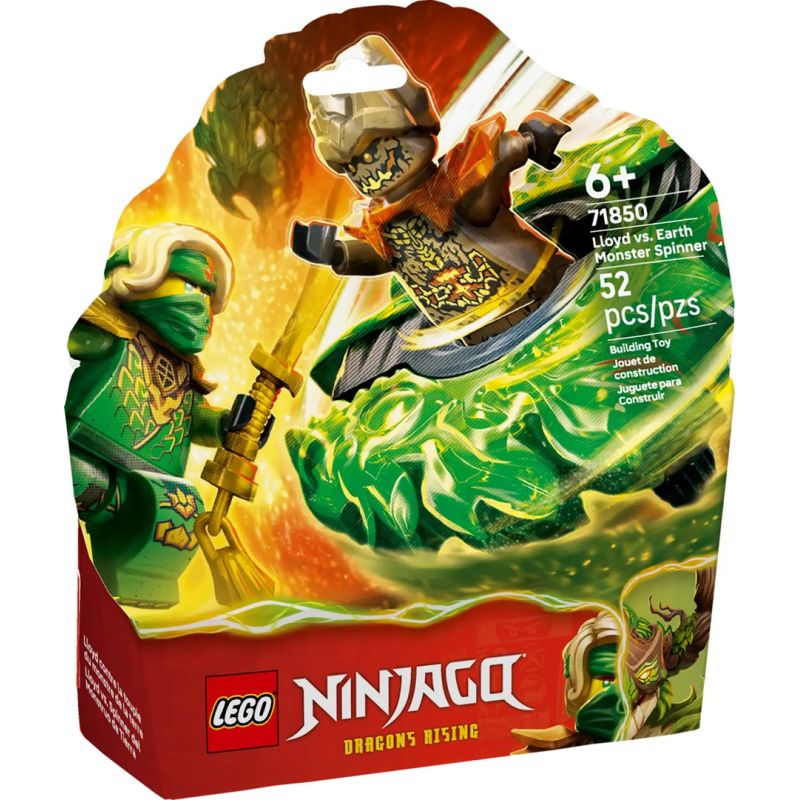 LEGO NINJAGO 71850 Lloyd vs. Elemental Monster Spinner Battle