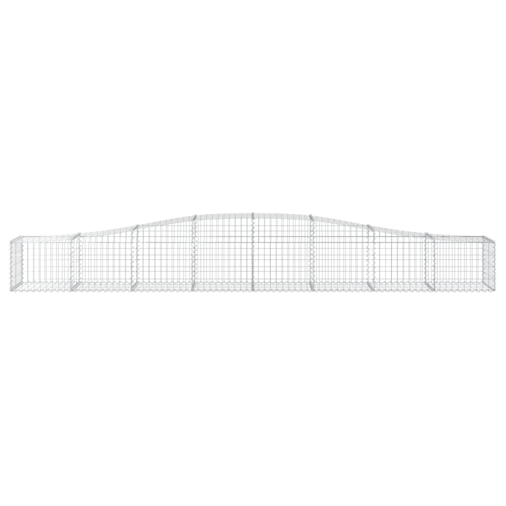 Габион дугообразной формы, 400x50x40/60 см, оцинкованная сталь