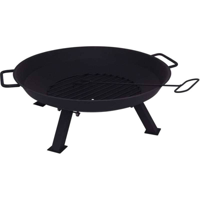 GARDEN FIRE PIT 56CM 4 LEGS