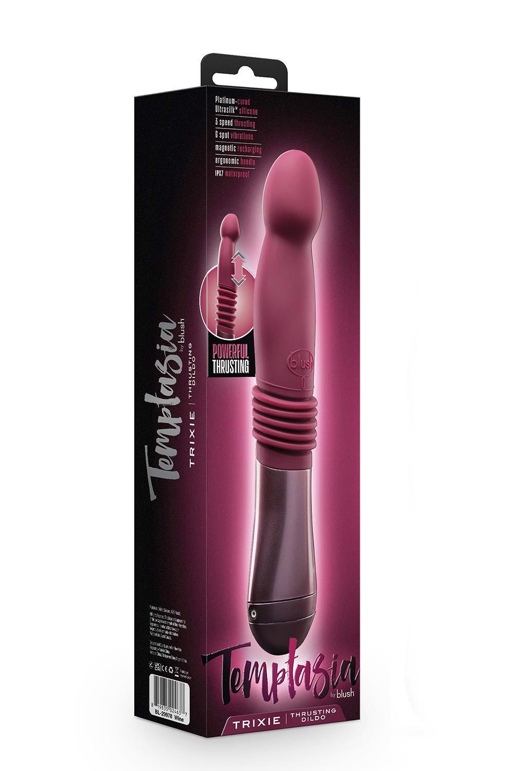 Возвратно-поступательный дилдо Temptasia Trixie Wine