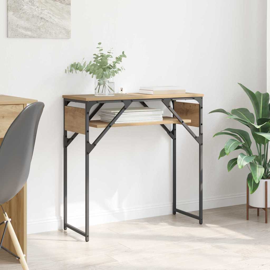 KonsolLaud käsitöötamm 75x30x75cm Tehispuit