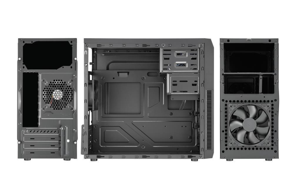 Case|GOLDEN TIGER|Baltimore 530|MiniTower|450 Watts|MicroATX|Colour Black|BALTIMORE5304USB450W