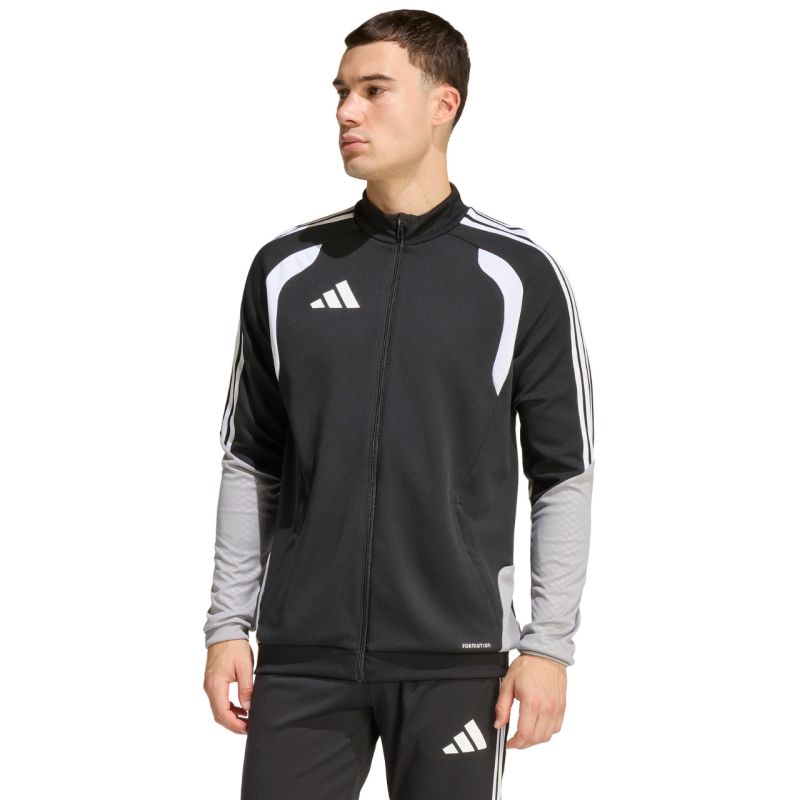 Men's adidas Tiro 26 Competition Training sweatshirt black, gray, and white JX4260