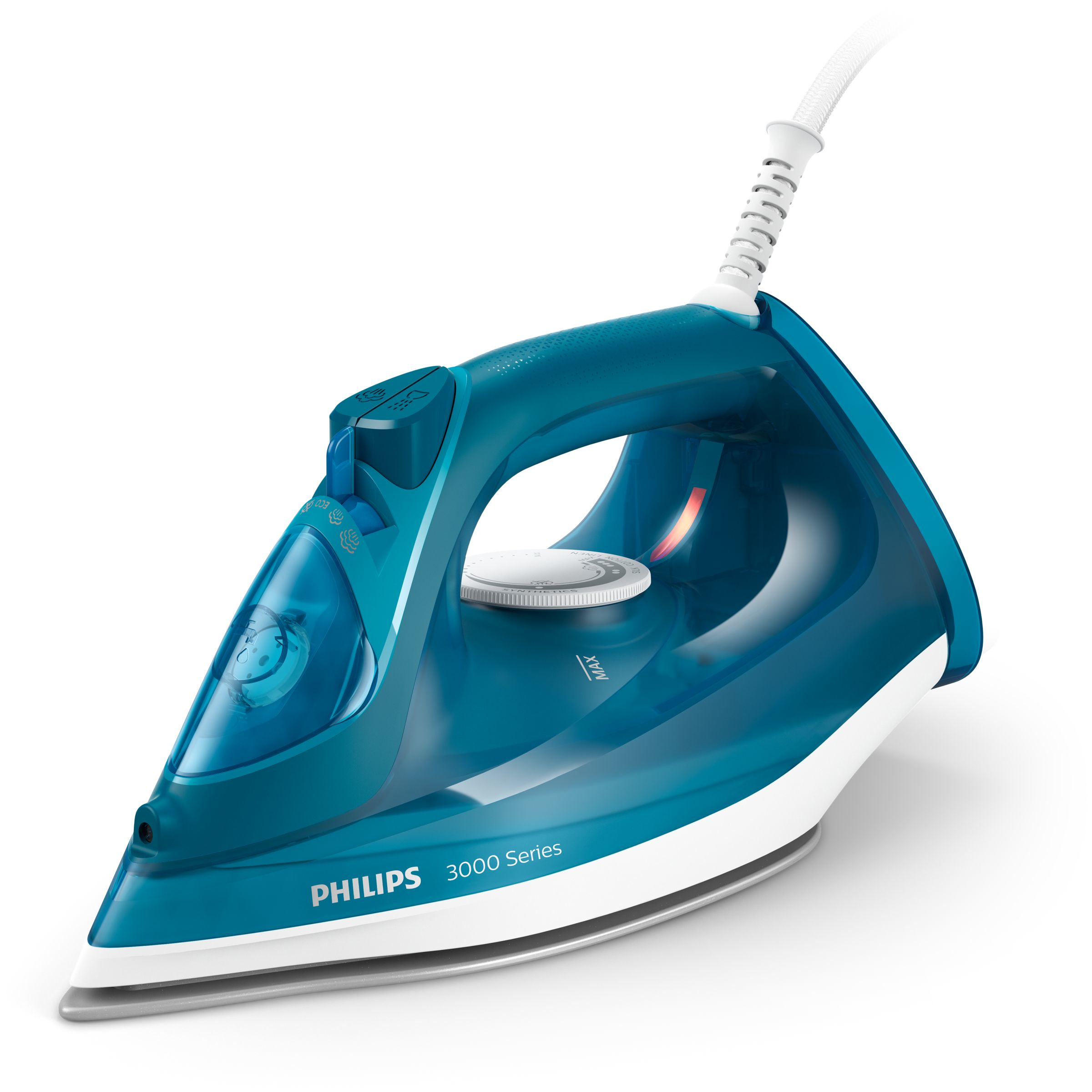 Philips 3000 Series Steam iron DST3040/70, 2600 W, 40 g/min continuous steam, 200 g steam burst