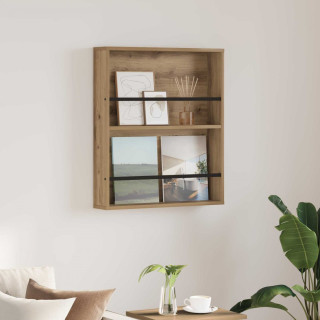 Ajakirja riiul riiuliga Käsitööpuu 60 x 12 x 70 cm Tehispuit