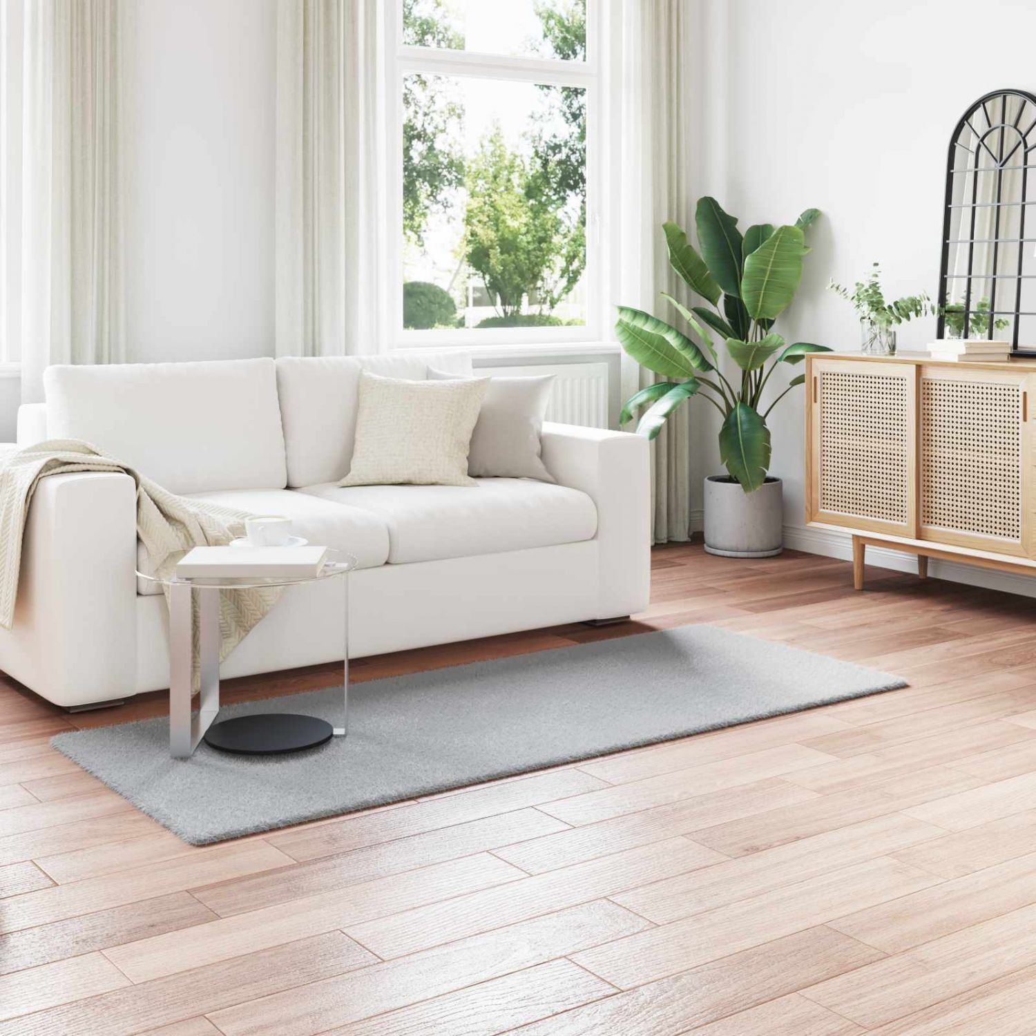 Kunstlik Küüliku Karv Mat Olite Hall 100 x 200 cm Polüester