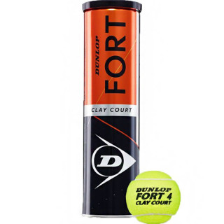 Dunlop Fort Clay Court Tennis Balls 4 pcs 601613