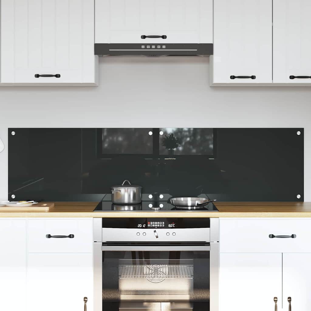 Kögi Splashback 2 pcs Tumehall 80 x 40 cm karastatud klaas